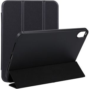 Mobigear Tri-Fold Gel Coque iPad Mini 7 (2024) Etui en TPU,Similicuir - Noir