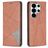 Mobigear Rhombus Slim Housse Samsung Galaxy S26 Ultra Etui - Marron