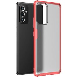 Mobigear Shockproof Coque Samsung Galaxy A82 5G Coque arrière Rigide Anti-Chocs - Rouge