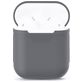 Mobigear Colors Coque Apple AirPods 2 Coque en Silicone Souple - Gris