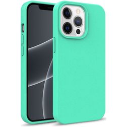 Mobigear Bio Coque iPhone 14 Pro Max Coque arrière en Eco-Friendly - Vert