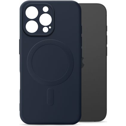 My Style Protective Flex Coque iPhone 16 Pro MagSafe Coque arrière en TPU Souple - Bleu Marin