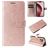 Mobigear Butterfly Housse iPhone 16 Pro Etui Porte-Monnaie - Rose doré