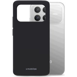 Mobilize Rubber Gelly POCO F9 Pro TPU souple Coque arrière - Noir