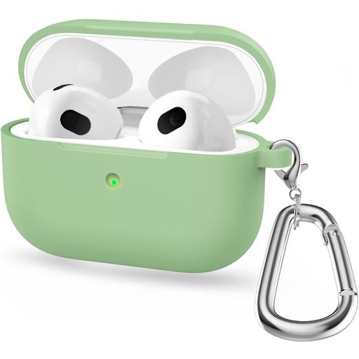 Mobigear Classic Coque Apple AirPods 3 Coque en Silicone Souple - Menthe