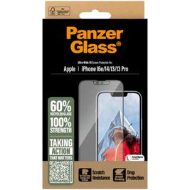 PanzerGlass Ultra-Wide Fit iPhone 13 Pro Verre trempé Protection d'écran - Compatible Coque