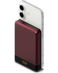 Cygnett MagSlim - Batterie externe Simple USB-C 10.000 mAh 15W - Compatible MagSafe - Cherry