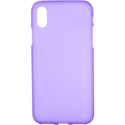 Mobigear Colors Coque iPhone XS Max Coque arrière en TPU Souple - Violet