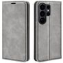 Mobigear Retro Slim Samsung Galaxy S26 Ultra Étui Portefeuille - Gris