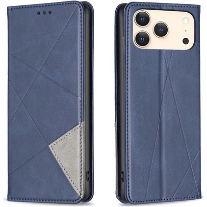 Mobigear Rhombus Slim Housse iPhone 18 Pro Max Etui - Bleu