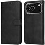 Mobigear Wallet Housse iPhone 17 Pro Etui Porte-Monnaie - Noir