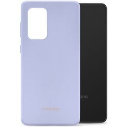 Mobilize Rubber Gelly Coque Samsung Galaxy A33 Coque arrière en TPU Souple - Pastel Purple