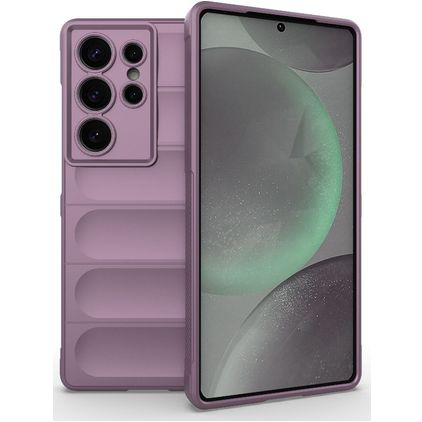 Mobigear Bumpy Coque Samsung Galaxy S25 Ultra Coque arrière en TPU Souple - Violet