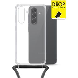 My Style Loop Transparente Samsung Galaxy A56 Coque avec cordon en TPU Souple - Transparent
