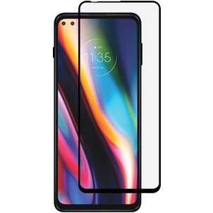 Mobigear Premium Motorola Moto G 5G Plus Verre trempé Protection d'écran - Compatible Coque - Noir