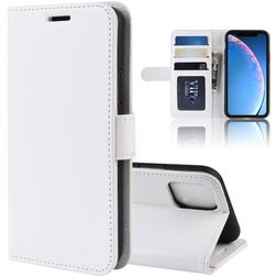 Mobigear Wallet Housse iPhone 11 Etui Porte-Monnaie - Blanc