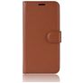 Mobigear Classic Housse Samsung Galaxy A6 Plus (2018) Etui Porte-Monnaie - Cognac