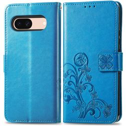 Mobigear Clover Google Pixel 8a Étui Portefeuille - Bleu