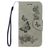 Mobigear Butterfly Housse Samsung Galaxy S8 Etui Porte-Monnaie - Gris