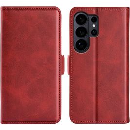 Mobigear Slim Magnet Housse Samsung Galaxy S26 Ultra Etui Porte-Monnaie - Rouge