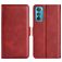 Mobigear Slim Magnet Housse Motorola Edge 30 Etui Porte-Monnaie - Rouge