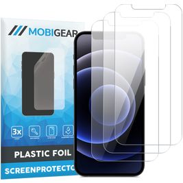 Mobigear iPhone 12 Protection d'écran Film - Compatible Coque (Lot de 3)