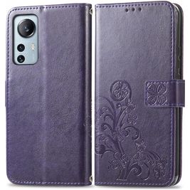 Mobigear Clover Housse Xiaomi 12 Lite Etui Porte-Monnaie - Violet