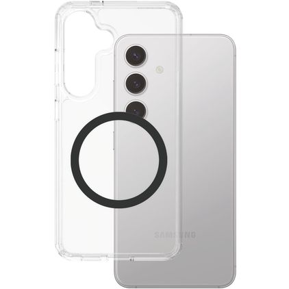 CARE by PanzerGlass Urban Combat Samsung Galaxy S25 Plus MagSafe Plastique rigide Coque arrière - Transparent / Noir