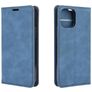 Mobigear Retro Slim Housse iPhone 12 Etui Porte-Monnaie - Bleu