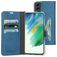 Mobiparts Classic Wallet Housse Samsung Galaxy S21 FE Etui Porte-Monnaie - Steel Blue
