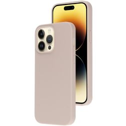Mobiparts Coque iPhone 14 Pro Max Coque arrière en Silicone - Soft Salmon