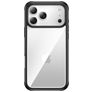 Valenta Full Cover Coque Transparente iPhone 17 Pro Max Coque arrière en Verre trempé Anti-Chocs - Transparent