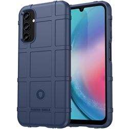 Mobigear Rugged Shield Coque Samsung Galaxy S23 FE Coque arrière en TPU Souple Anti-Chocs - Bleu
