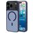 Mobiparts Hardcover Coque iPhone 17 Pro Max MagSafe Coque arrière Rigide - Satin Blue