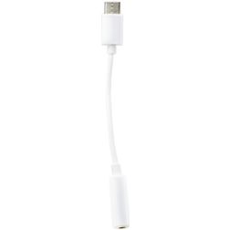 Xccess Câble USB-C vers Jack 3 / 5 mm 0,1 mètre - Blanc