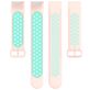 Mobigear Sport Plus Buckle Bracelet Silicone Fitbit Charge 4 Fermeture boucle ardillon - Rose / Vert
