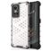 Mobigear Honeycomb Coque Realme GT Neo 3 Coque arrière Rigide Anti-Chocs - Blanc