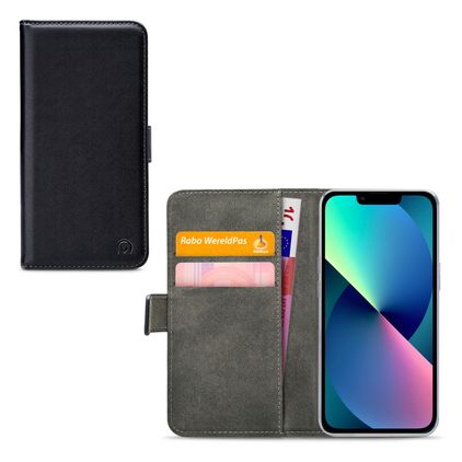 Mobilize Classic Gelly Wallet iPhone 13 Mini Étui Portefeuille - Noir