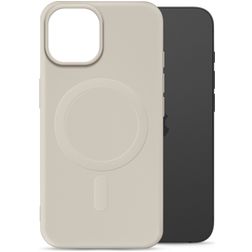 My Style Protective Flex Coque iPhone 13 MagSafe Coque arrière en TPU Souple - Antique White
