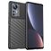 Mobigear Groove Coque Xiaomi 12 Pro Coque arrière en TPU Souple - Noir