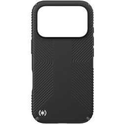 Speck Presidio2 Grip Coque iPhone 18 Pro MagSafe Coque arrière Rigide Anti-Chocs - Noir