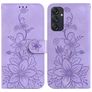 Mobigear Clover Housse Samsung Galaxy M55 Etui Porte-Monnaie - Violet