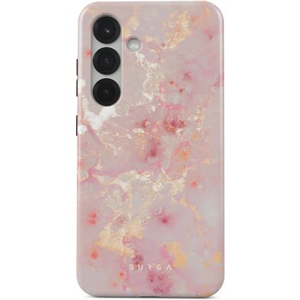 Burga Tough Coque Samsung Galaxy S25 Plus Coque arrière Rigide Anti-Chocs - Golden Coral