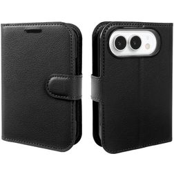 Mobigear Classic iPhone Duo Étui Portefeuille - Noir