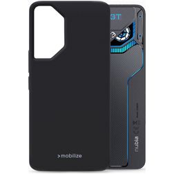 Mobilize Rubber Gelly Coque Nubia Neo 3 GT Coque arrière en TPU Souple - Noir
