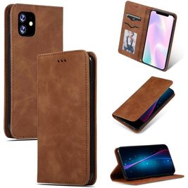 Mobigear Retro Slim Housse iPhone 11 Etui - Marron
