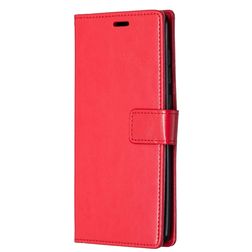 Mobigear Wallet Housse Samsung Galaxy A21s Etui Porte-Monnaie - Rouge