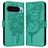 Mobigear Butterfly Housse Google Pixel 9 Pro XL Etui Porte-Monnaie - Vert