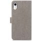 Mobigear Clover Housse iPhone XR Etui Porte-Monnaie - Gris