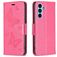 Mobigear Butterfly Housse Samsung Galaxy A54 Etui Porte-Monnaie - Magenta